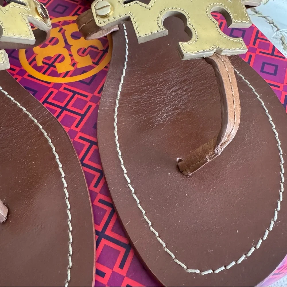 Tory Burch Chandler Flat Sandal - SIZE 10.5